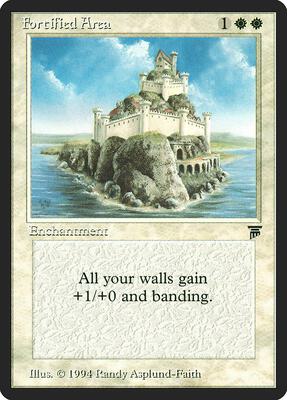 Fortified Area card from Legends