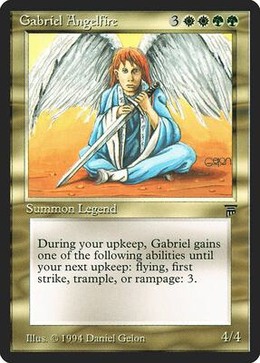 Gabriel Angelfire card from Legends