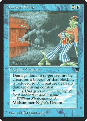 Gaseous Form card from Legends