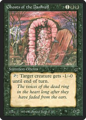 Ghosts of the Damned card from Legends