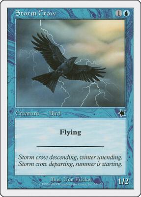Storm Crow card from Starter 1999