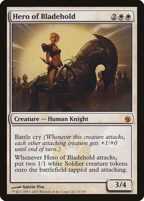 Hero of Bladehold card from Mirrodin Besieged