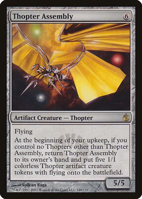 Thopter Assembly card from Mirrodin Besieged