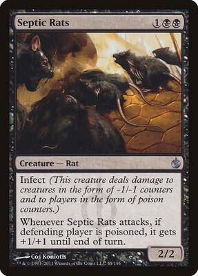 Septic Rats card from Mirrodin Besieged