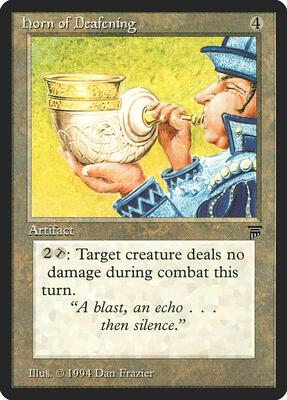 Horn of Deafening card from Legends