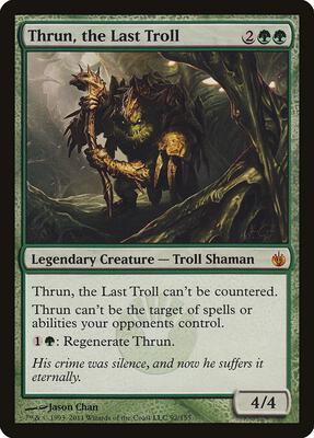 Thrun, the Last Troll card from Mirrodin Besieged