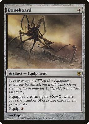 Bonehoard card from Mirrodin Besieged