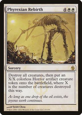 Phyrexian Rebirth card from Mirrodin Besieged
