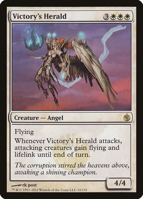 Victory's Herald card from Mirrodin Besieged