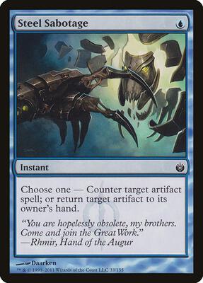 Steel Sabotage card from Mirrodin Besieged