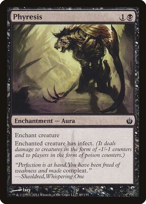 Phyresis card from Mirrodin Besieged