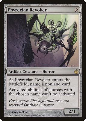 Phyrexian Revoker card from Mirrodin Besieged