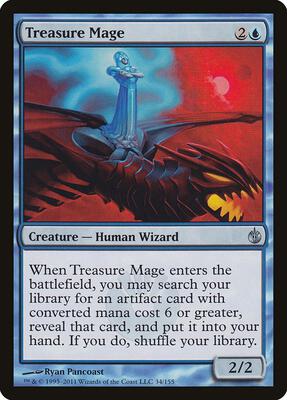 Treasure Mage card from Mirrodin Besieged