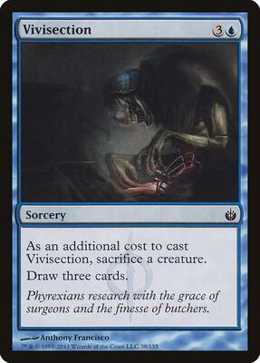 Vivisection card from Mirrodin Besieged