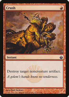 Crush card from Mirrodin Besieged