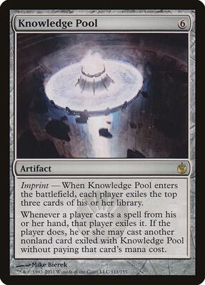 Knowledge Pool card from Mirrodin Besieged