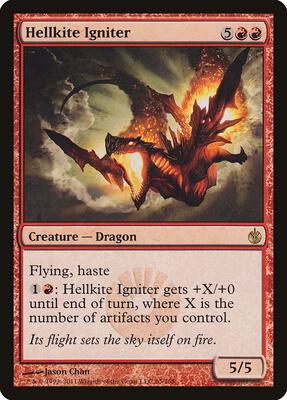 Hellkite Igniter card from Mirrodin Besieged