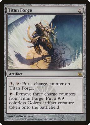 Titan Forge card from Mirrodin Besieged