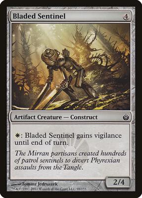 Bladed Sentinel card from Mirrodin Besieged