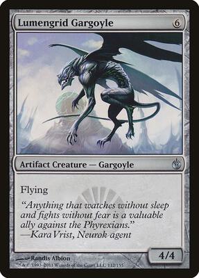 Lumengrid Gargoyle card from Mirrodin Besieged
