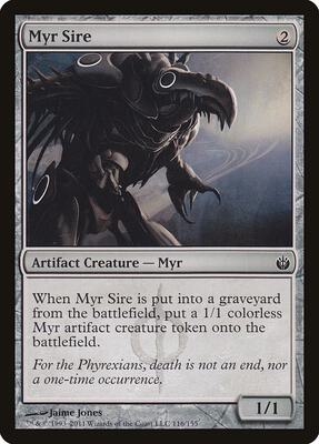Myr Sire card from Mirrodin Besieged