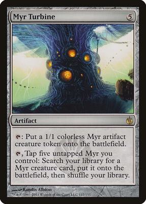 Myr Turbine card from Mirrodin Besieged