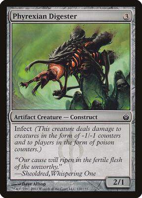 Phyrexian Digester card from Mirrodin Besieged