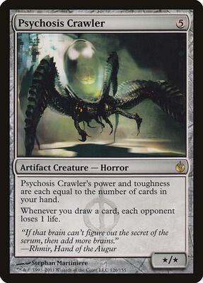 Psychosis Crawler card from Mirrodin Besieged