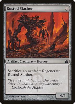 Rusted Slasher card from Mirrodin Besieged