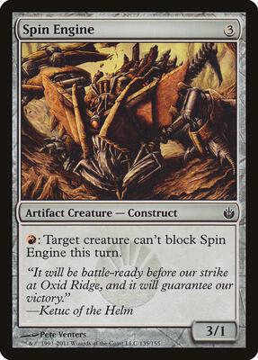 Spin Engine card from Mirrodin Besieged