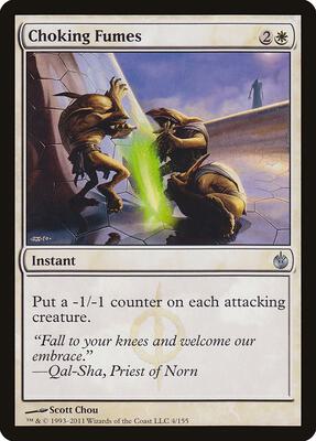 Choking Fumes card from Mirrodin Besieged