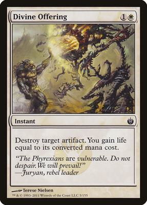 Divine Offering card from Mirrodin Besieged