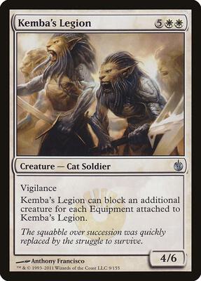 Kemba's Legion card from Mirrodin Besieged