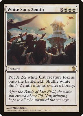White Sun's Zenith card from Mirrodin Besieged