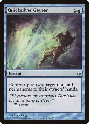 Quicksilver Geyser card from Mirrodin Besieged