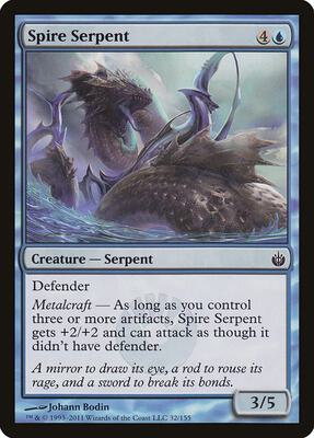 Spire Serpent card from Mirrodin Besieged