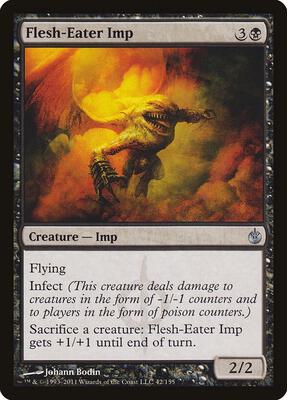 Flesh-Eater Imp card from Mirrodin Besieged