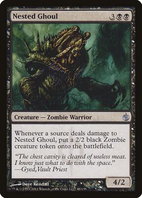 Nested Ghoul card from Mirrodin Besieged