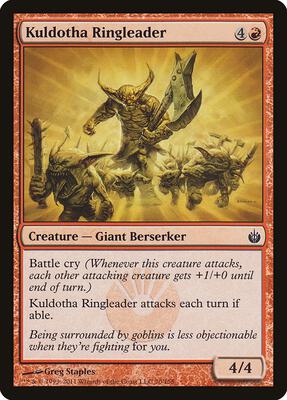 Kuldotha Ringleader card from Mirrodin Besieged