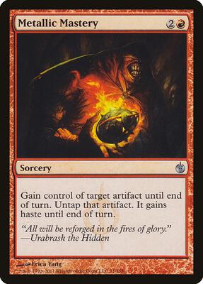 Metallic Mastery card from Mirrodin Besieged