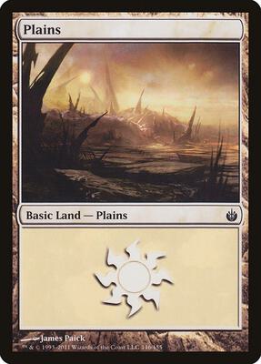 Plains (146) card from Mirrodin Besieged