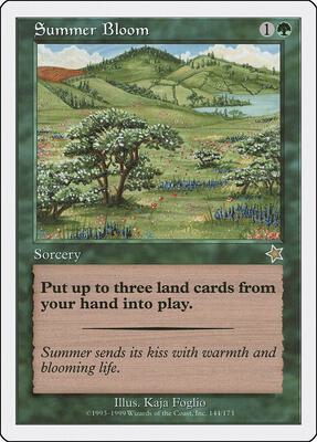 Summer Bloom card from Starter 1999