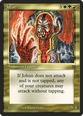 Johan card from Legends