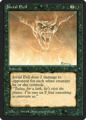 Jovial Evil card from Legends