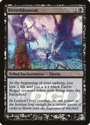 Bitterblossom card from Judge Promos