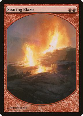 Searing Blaze card from Magic Player Rewards