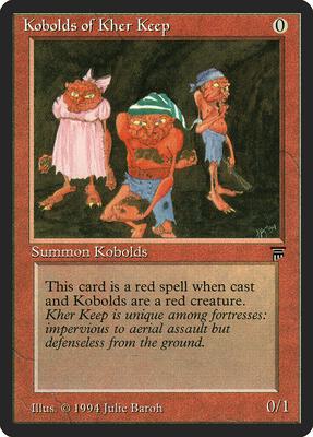 Kobolds of Kher Keep card from Legends