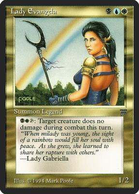 Lady Evangela card from Legends