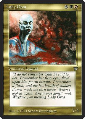 Lady Orca card from Legends