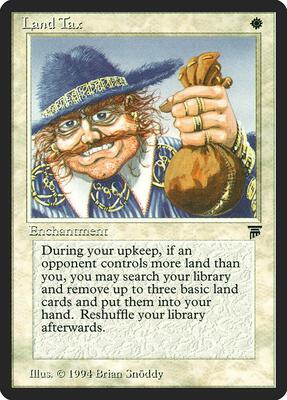 Land Tax card from Legends